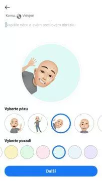 Facebook avatar nastaveni profilovky 1