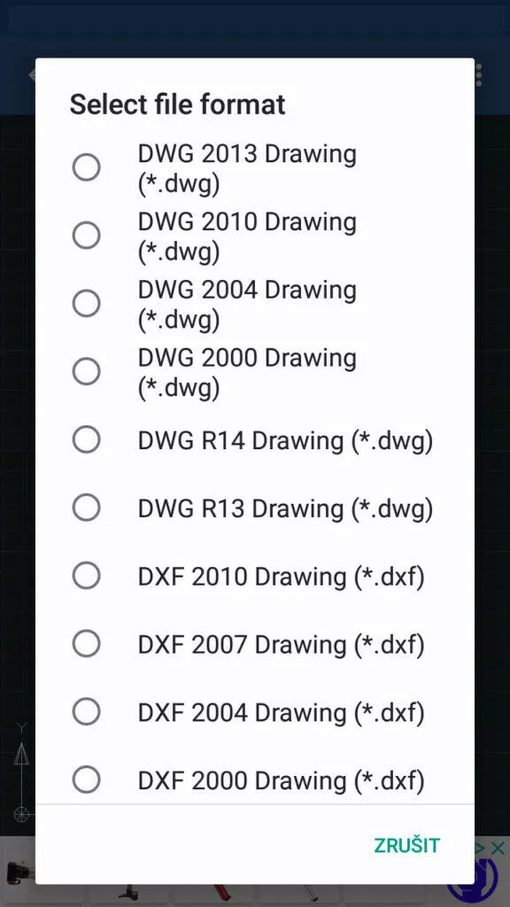 CAD na Androidu GnaCAD