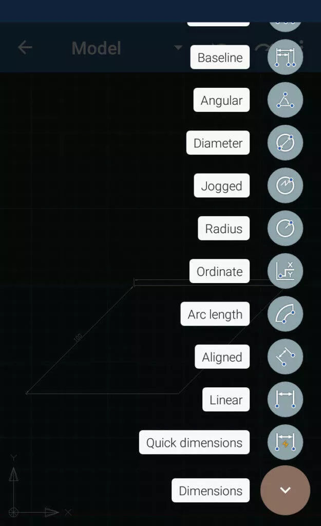 CAD na Androidu GnaCAD