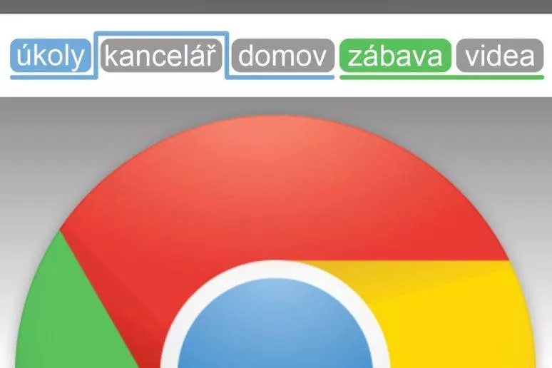 Google Chrome nové seskupování karet