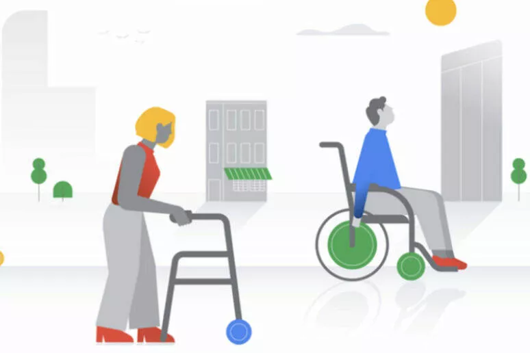 Google Mapy bezbariérový přístup Google Mapy bezbariérový přístup