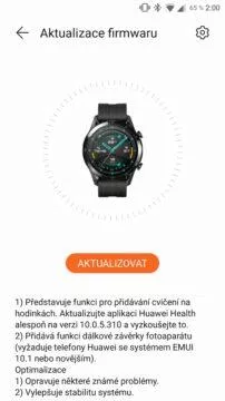 Huawei Watch GT 2 update kveten 2020 screen 2