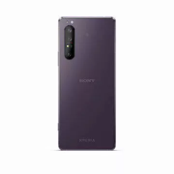 předobjednávky Sony Xperia 1 II fialová záda