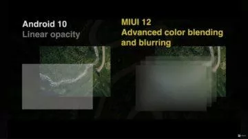 predstaveni MIUI 12 blurring