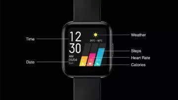 predstaveni Realme Watch informace na ciferniku