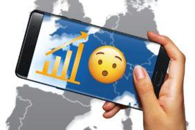 prodejnost Xiaomi mobilů v západní Evropě