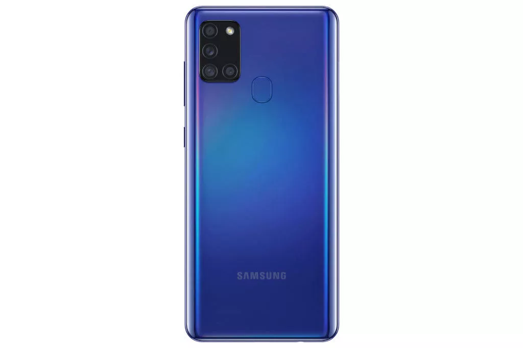 Samsung Galaxy A21s modra zada