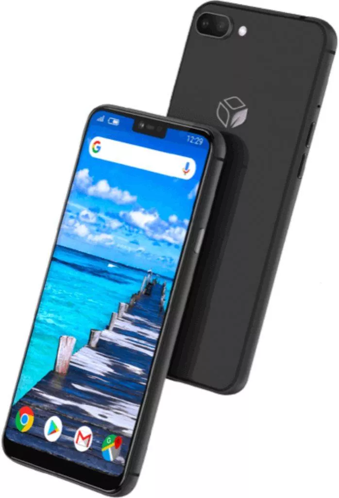 setrny telefon Teracube predni zadni strana sikmy pohled