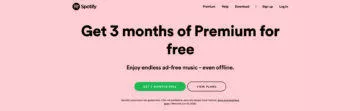 spotify zdarma na tři měsíce