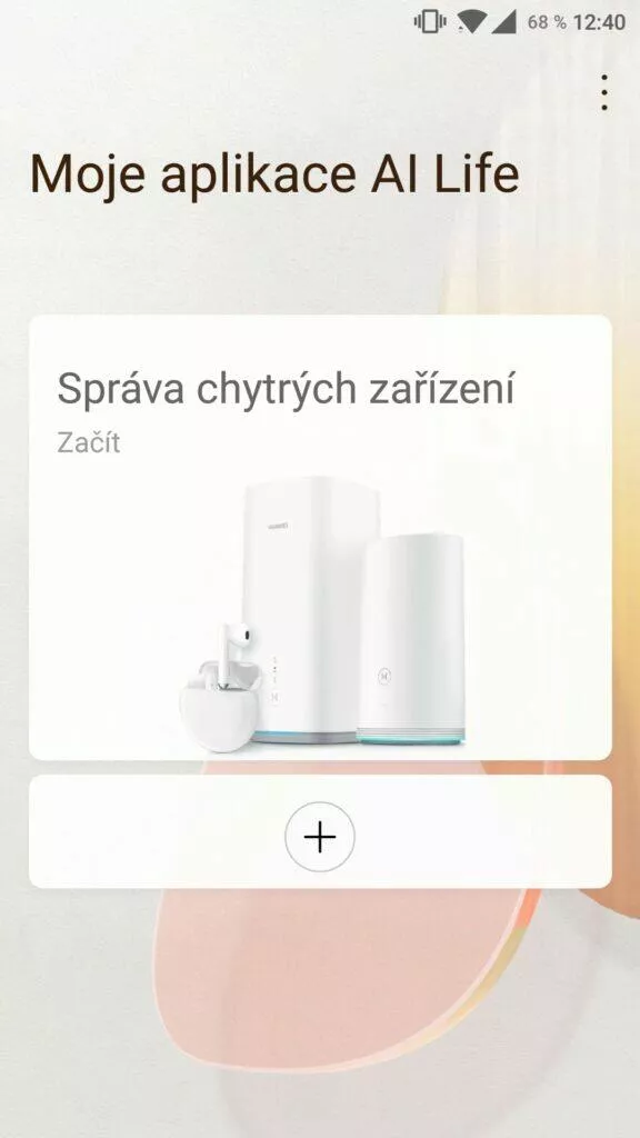 Aplikace Huawei AI Life screen 1