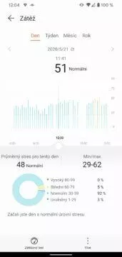 aplikace Huawei Health Zdraví zatez