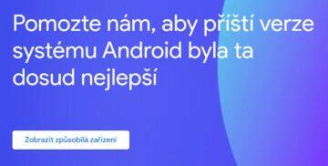 beta Android 11 instalace web beta programu