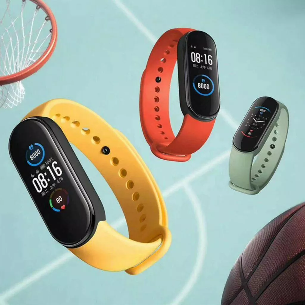 čínská verze Xiaomi Mi Band 5 barvy