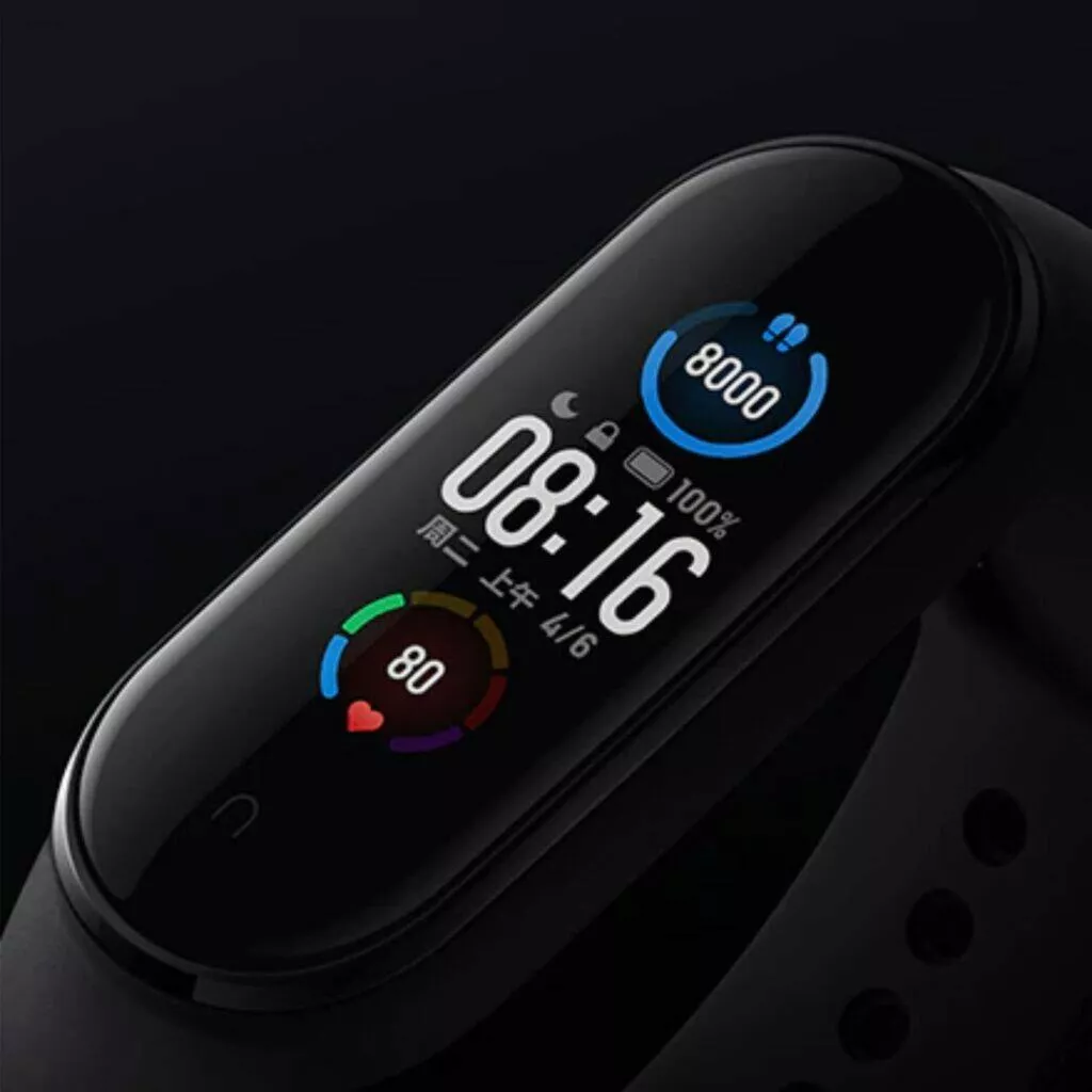 cinska verze xiaomi mi band 5 displej