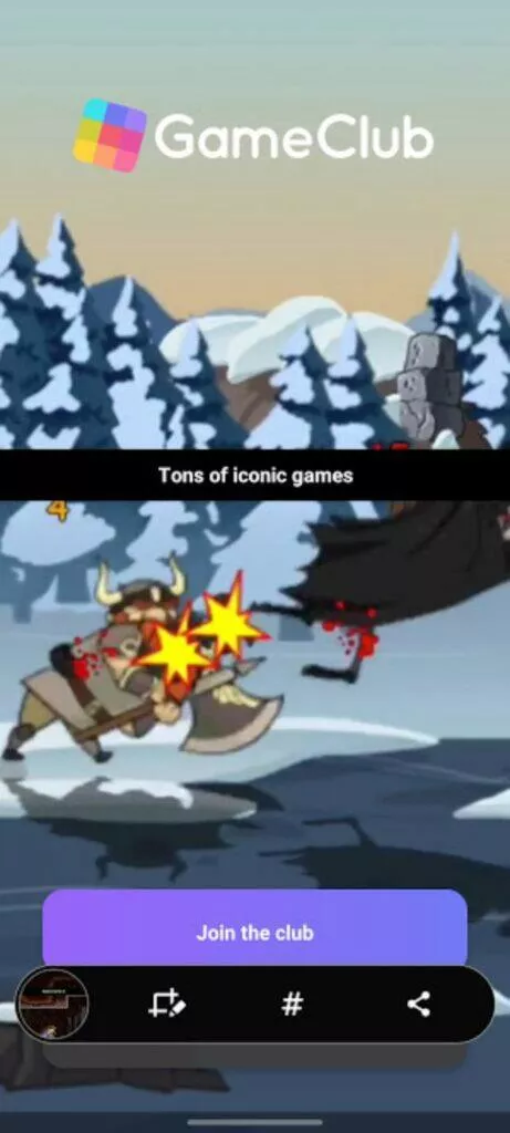 GameClub Android tuny ikonickych her