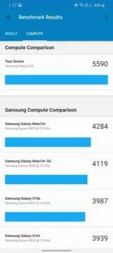 Geekbench 5 výpočetní výkon