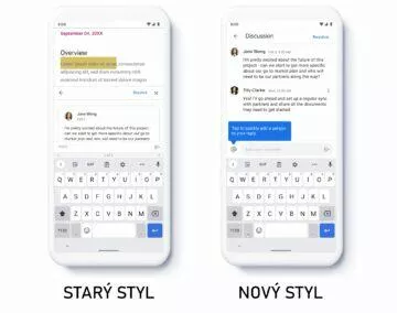 Google Dokumenty vylepšené komentáře ukazka 2