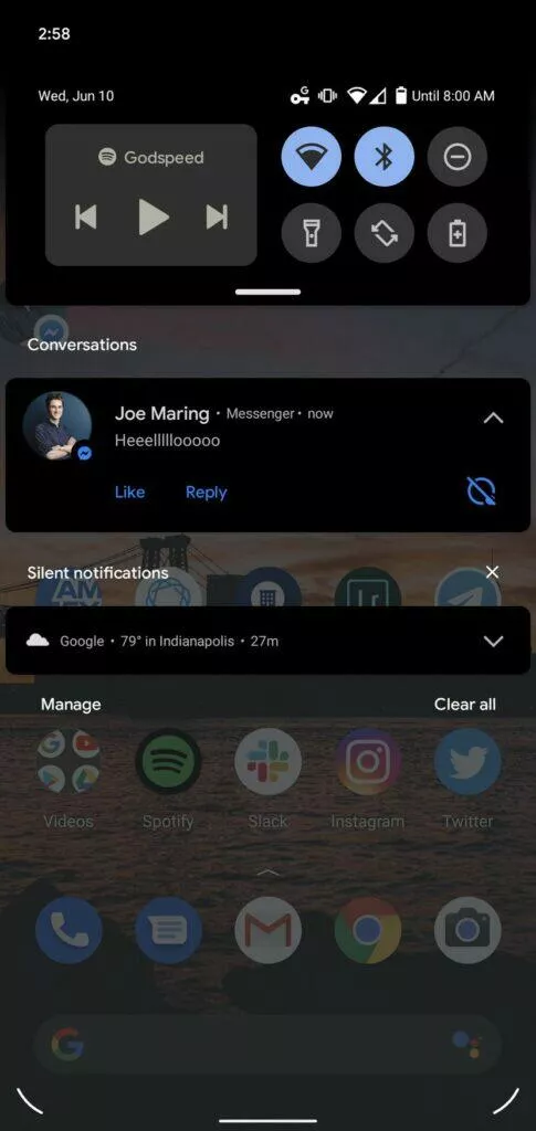novinky android 11 beta bubliny pro chatovací nástroje 3