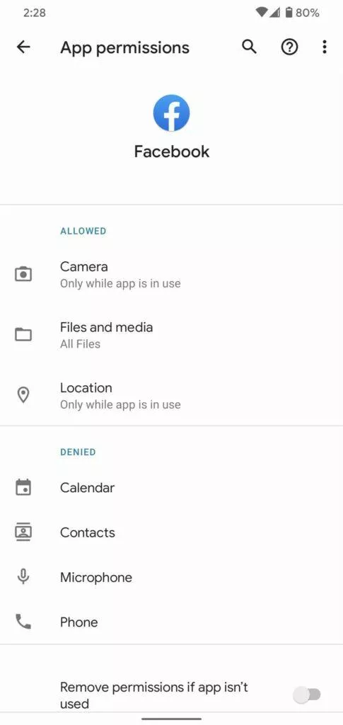 novinky android 11 beta jednorázové povolení pro aplikace 1