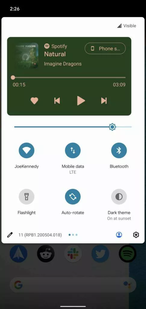 novinky android 11 beta nove ovladani medii 2