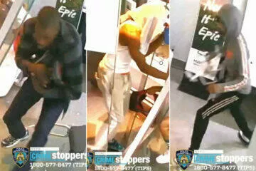 vyrabování dronů DJI NY policejní snímky