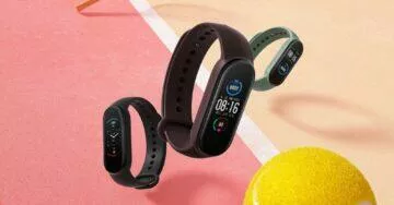 Xiaomi Mi Band 5 cerna fialova zelena