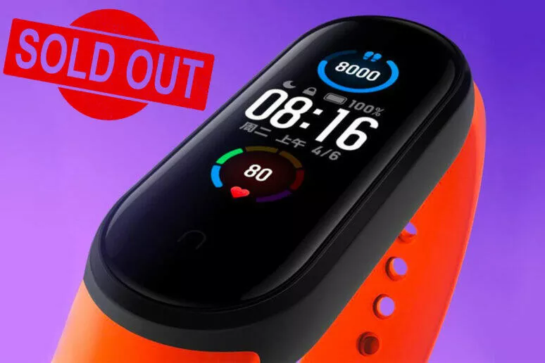 Xiaomi Mi Band 5 dočasně vyprodán