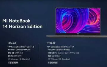 xiaomi mi notebook 14 horizon edition