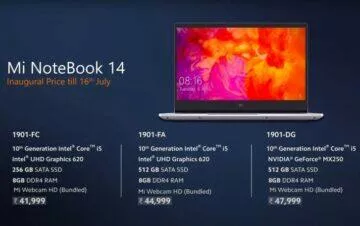 xiaomi mi notebook 14 oficiálně