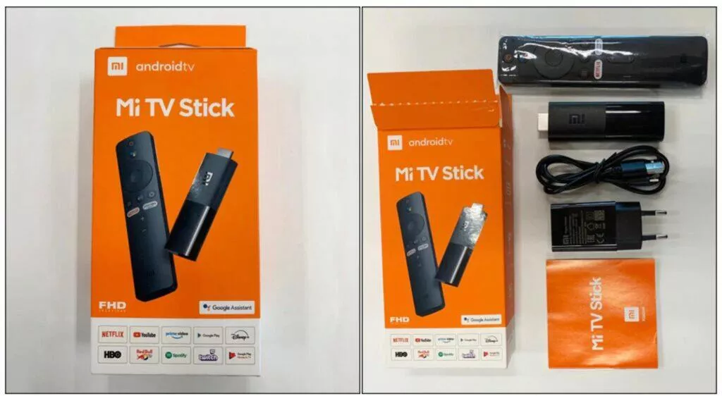 Xiaomi Mi TV Stick AliExpress fotky krabice Xiaomi Mi TV Stick AliExpress fotky krabice