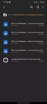 2 tapety ASUS ROG Phone 3 návod APK soubory k instalaci
