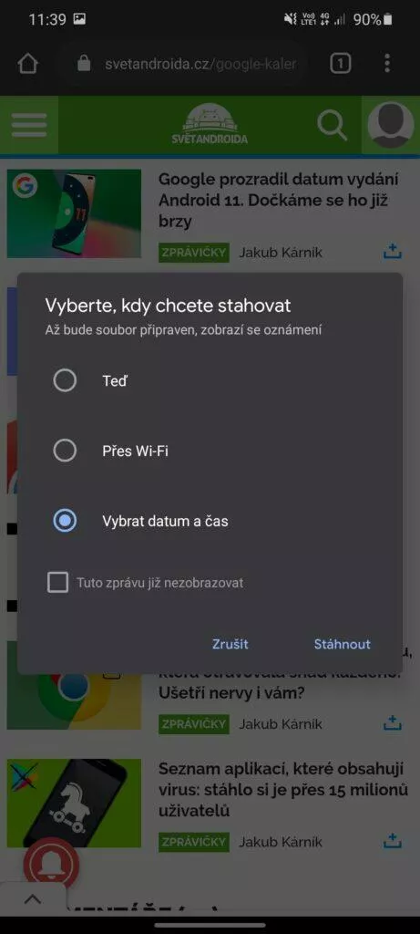 2 upravené dialogové okno