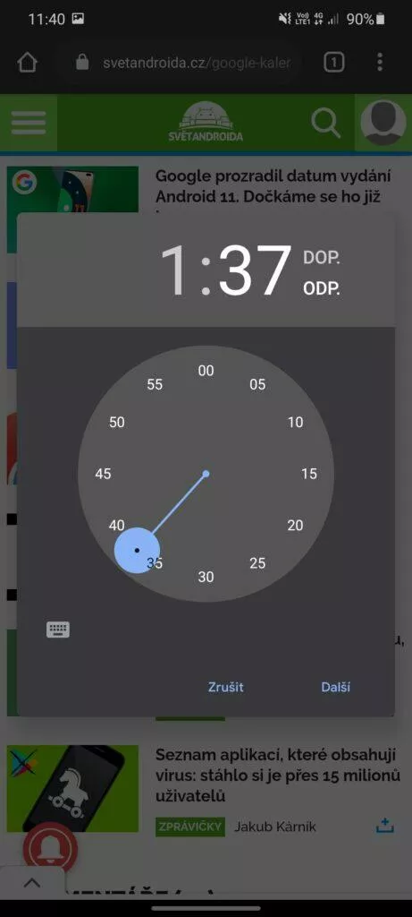 4 plánovač stahování Google Chrome čas