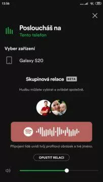 8 telefon příjemce relace