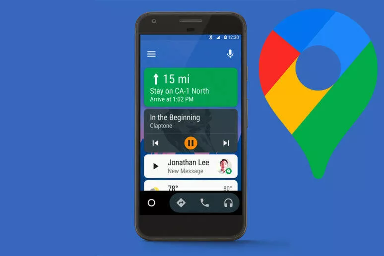android auto google mapy android auto google mapy