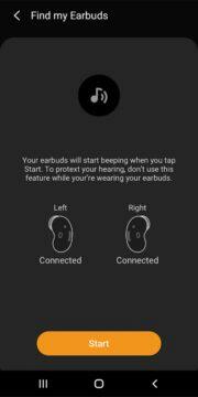 Galaxy Buds Live aplikace najdi moje sluchátka