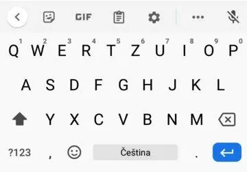 klávesnice gboard