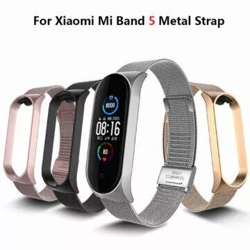 sluchátka Xiaomi Mi 2 Basic Kovové řemínky pro Xiaomi Mi Band 5