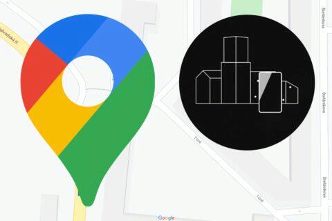 Live View Google Mapy určování polohy