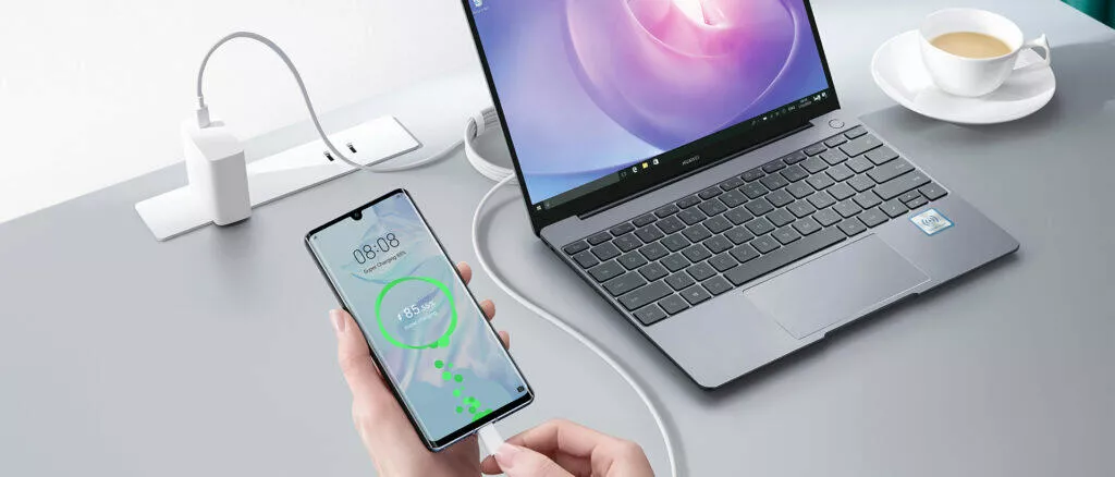 MateBook 13 nabíjení