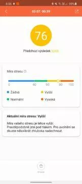 Mi Fit stres