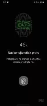 odemykání Android telefonuotisk prstu ukládání