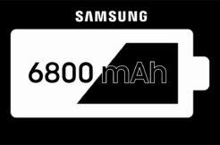 Samsung 6800 mAh baterie certifikace