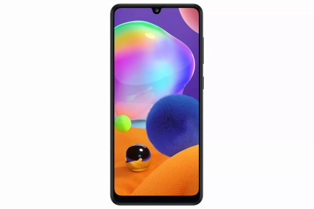 Samsung Galaxy A31 černá přední strana