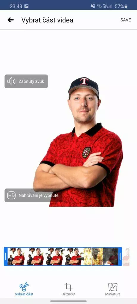 vybrat část