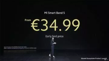 Xiaomi Mi Band 5 globální verze cena early bird