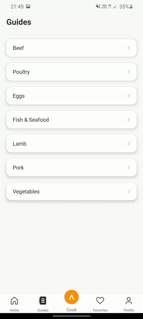 Anova Precision kategorie receptů