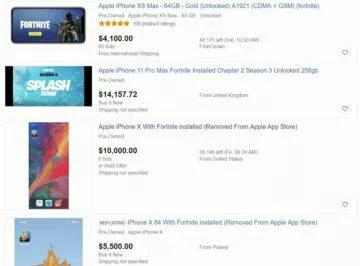 fortnite na iphone ebay