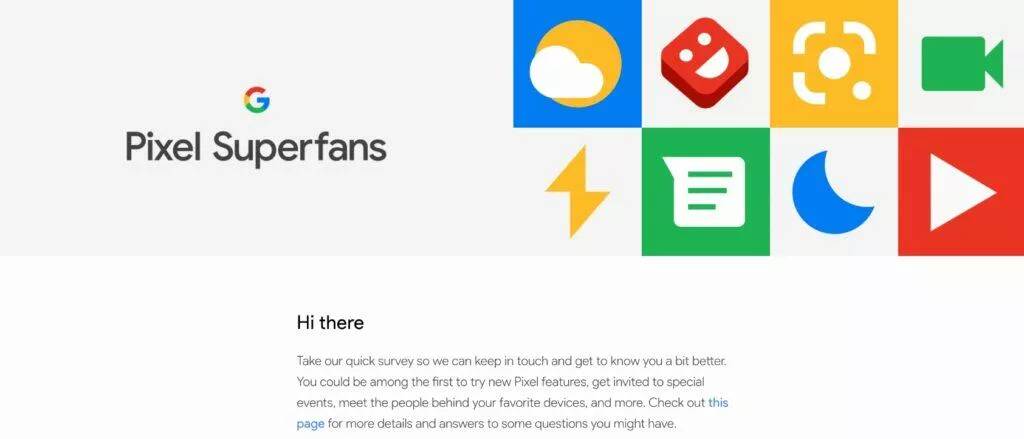 google pixel superfanoušek pozvánka