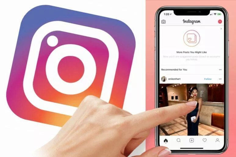 Instagram příspěvky na konci feedu